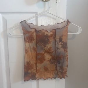 Acid Wash Crop Top